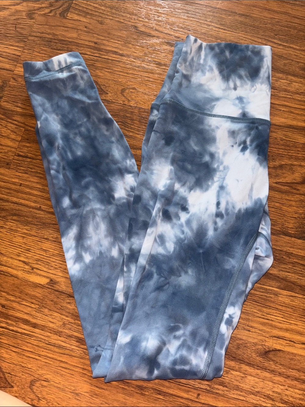 Heynuts Tie-Dye Blue High-Waist Leggings